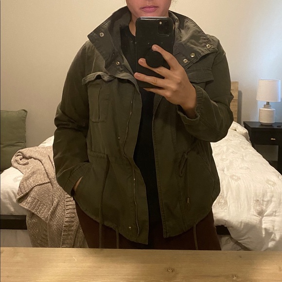 Khaki Utility Jacket - Picture 2 of 5